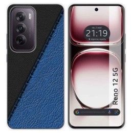 Funda Silicona para Oppo Reno 12 5G diseño Cuero 02 Dibujos