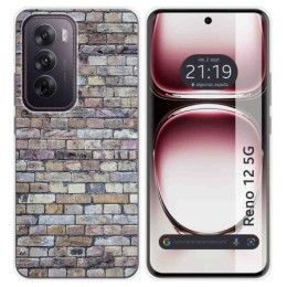 Funda Silicona para Oppo Reno 12 5G diseño Ladrillo 02 Dibujos