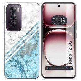 Funda Silicona para Oppo Reno 12 5G diseño Mármol 02 Dibujos