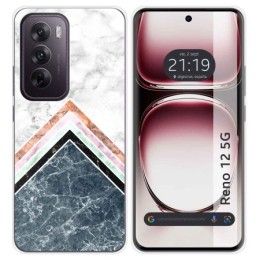 Funda Silicona para Oppo Reno 12 5G diseño Mármol 05 Dibujos