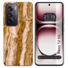 Funda Silicona para Oppo Reno 12 5G diseño Mármol 10 Dibujos