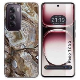 Funda Silicona para Oppo Reno 12 5G diseño Mármol 14 Dibujos