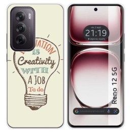 Funda Silicona para Oppo Reno 12 5G diseño Creativity Dibujos