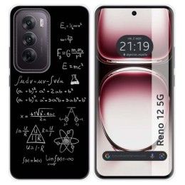 Funda Silicona para Oppo Reno 12 5G diseño Formulas Dibujos