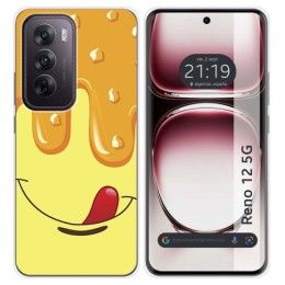 Funda Silicona para Oppo Reno 12 5G diseño Helado Vainilla Dibujos