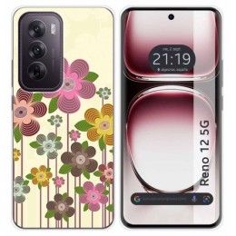 Funda Silicona para Oppo Reno 12 5G diseño Primavera En Flor Dibujos