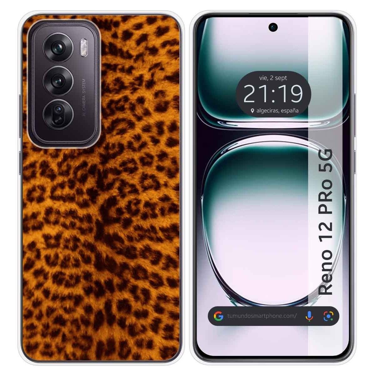 Funda Silicona para Oppo Reno 12 Pro 5G diseño Animal 03 Dibujos