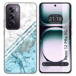 Funda Silicona para Oppo Reno 12 Pro 5G diseño Mármol 02 Dibujos