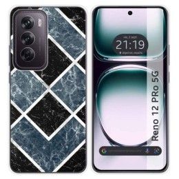 Funda Silicona para Oppo Reno 12 Pro 5G diseño Mármol 06 Dibujos