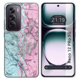 Funda Silicona para Oppo Reno 12 Pro 5G diseño Mármol 08 Dibujos