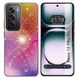 Funda Silicona para Oppo Reno 12 Pro 5G diseño Abstracto Dibujos