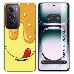 Funda Silicona para Oppo Reno 12 Pro 5G diseño Helado Vainilla Dibujos