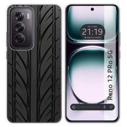 Funda Silicona para Oppo Reno 12 Pro 5G diseño Neumatico Dibujos