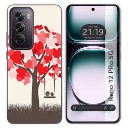 Funda Silicona para Oppo Reno 12 Pro 5G diseño Pajaritos Dibujos