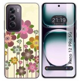 Funda Silicona para Oppo Reno 12 Pro 5G diseño Primavera En Flor Dibujos