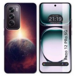 Funda Silicona para Oppo Reno 12 Pro 5G diseño Tierra Dibujos