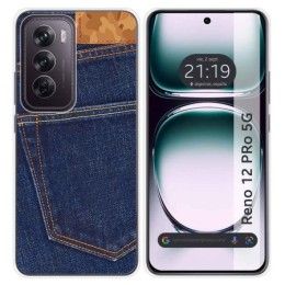 Funda Silicona para Oppo Reno 12 Pro 5G diseño Vaquero Dibujos