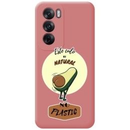 Funda Silicona Líquida Rosa para Oppo Reno 12 5G diseño Culo Natural Dibujos