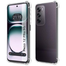 Funda Silicona Antigolpes Transparente para Oppo Reno 12 Pro 5G