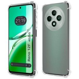 Funda Silicona Antigolpes Transparente para Oppo Reno 12F 4G / 12 F 5G