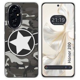 Funda Silicona para Huawei Honor 200 5G diseño Camuflaje 02 Dibujos