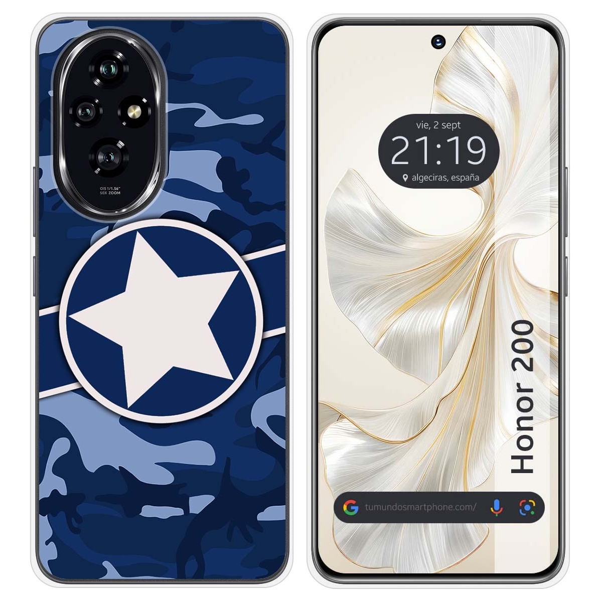 Funda Silicona para Huawei Honor 200 5G diseño Camuflaje 03 Dibujos