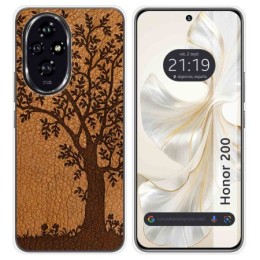 Funda Silicona para Huawei Honor 200 5G diseño Cuero 03 Dibujos