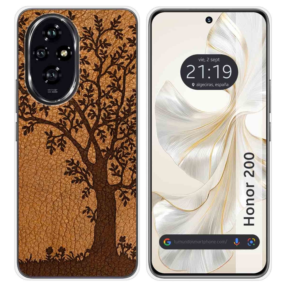 Funda Silicona para Huawei Honor 200 5G diseño Cuero 03 Dibujos