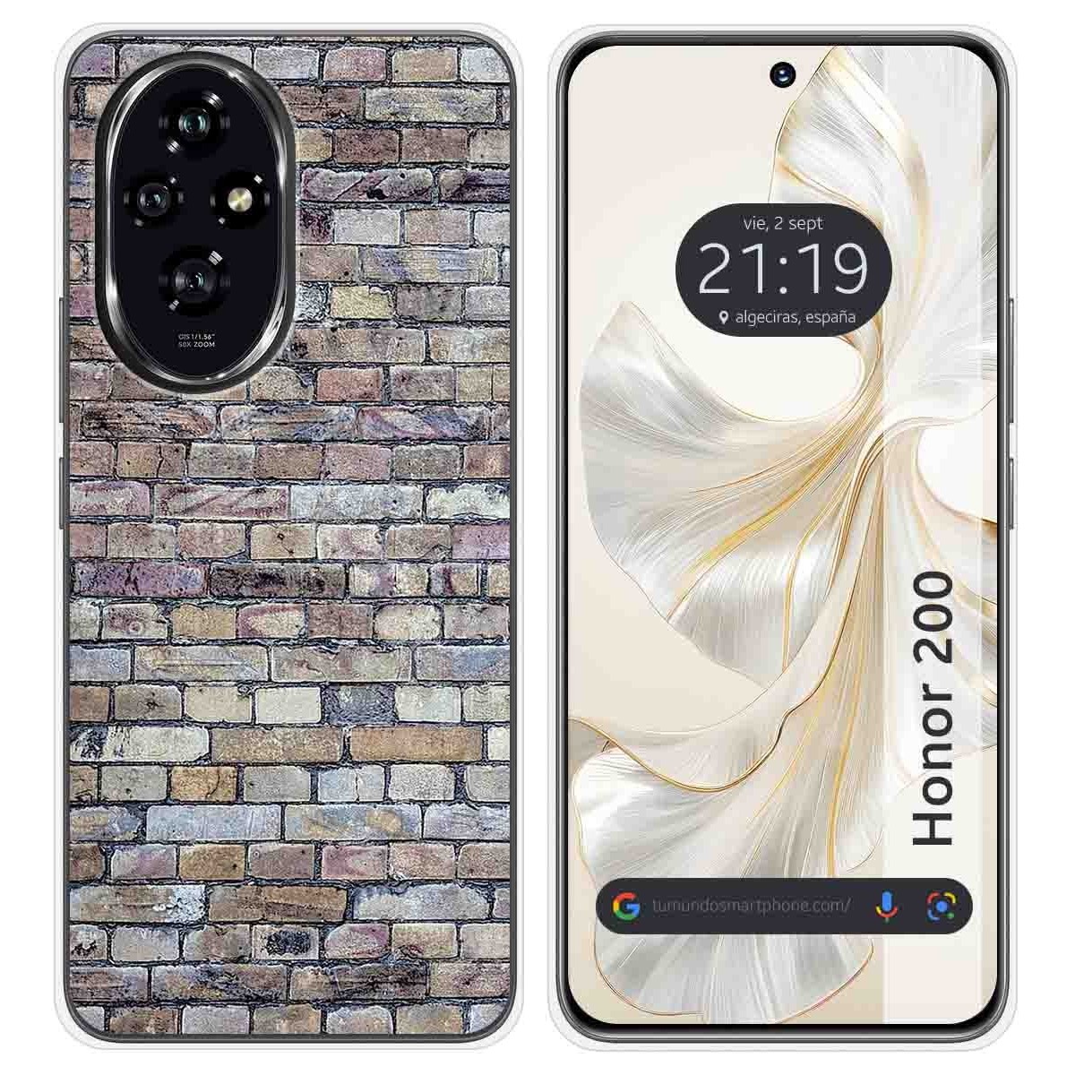 Funda Silicona para Huawei Honor 200 5G diseño Ladrillo 02 Dibujos