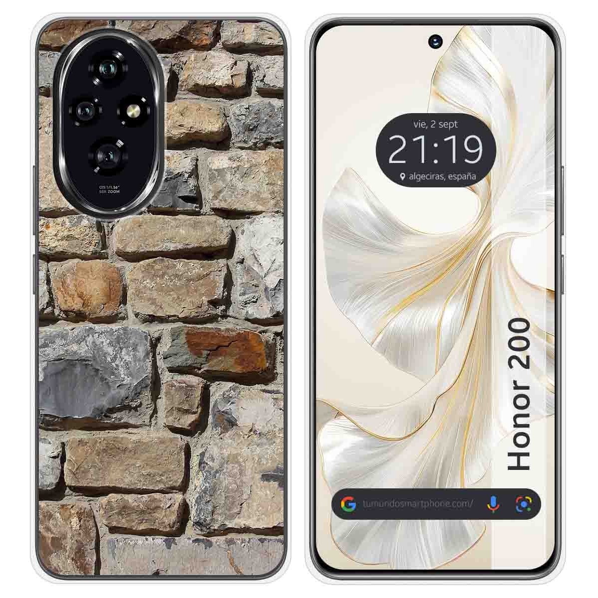 Funda Silicona para Huawei Honor 200 5G diseño Ladrillo 03 Dibujos