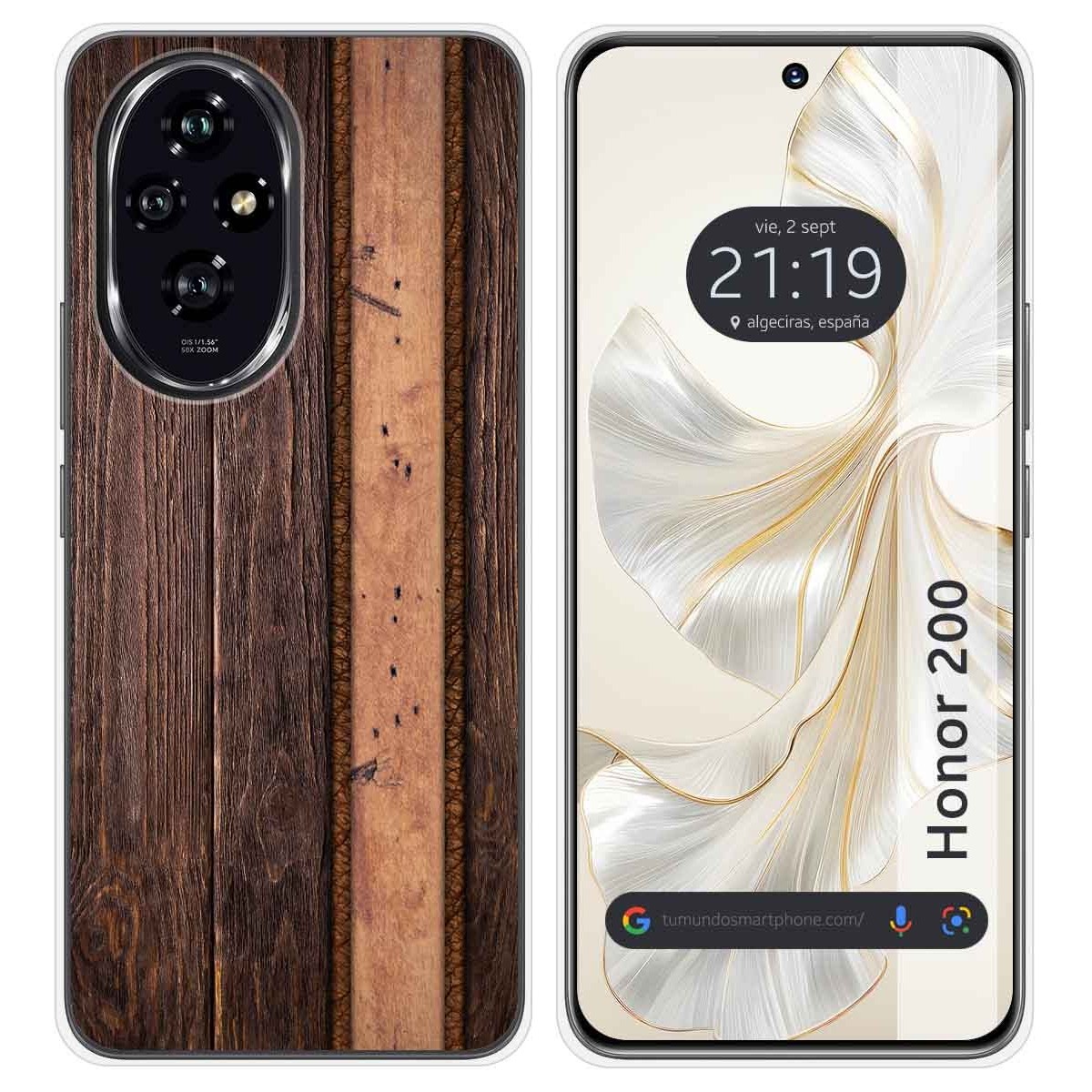 Funda Silicona para Huawei Honor 200 5G diseño Madera 05 Dibujos