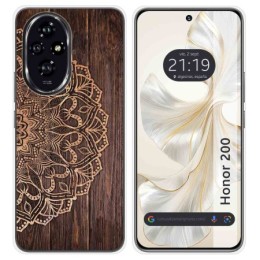 Funda Silicona para Huawei Honor 200 5G diseño Madera 06 Dibujos