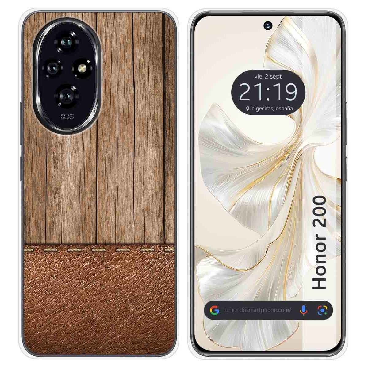 Funda Silicona para Huawei Honor 200 5G diseño Madera 09 Dibujos