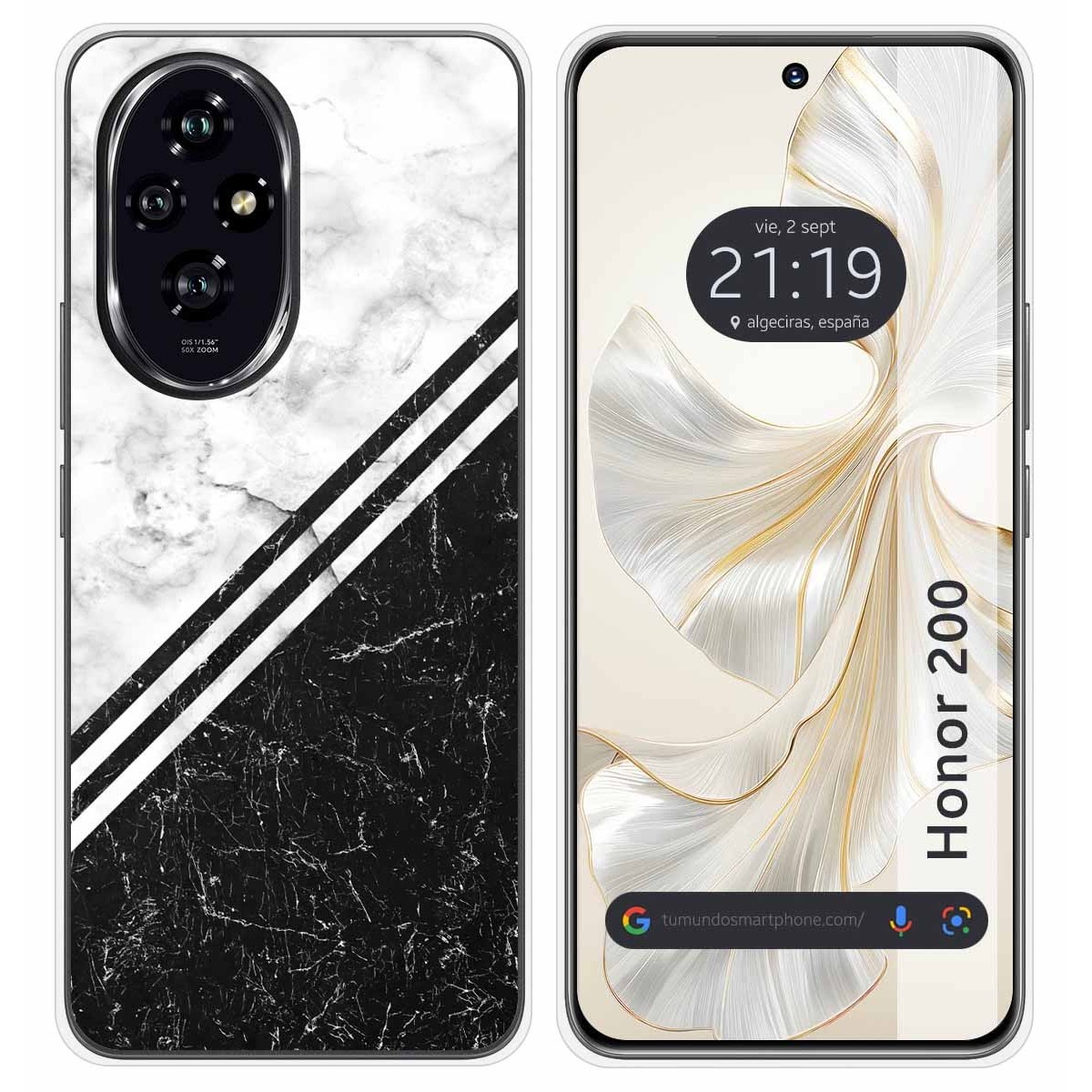 Funda Silicona para Huawei Honor 200 5G diseño Mármol 01 Dibujos