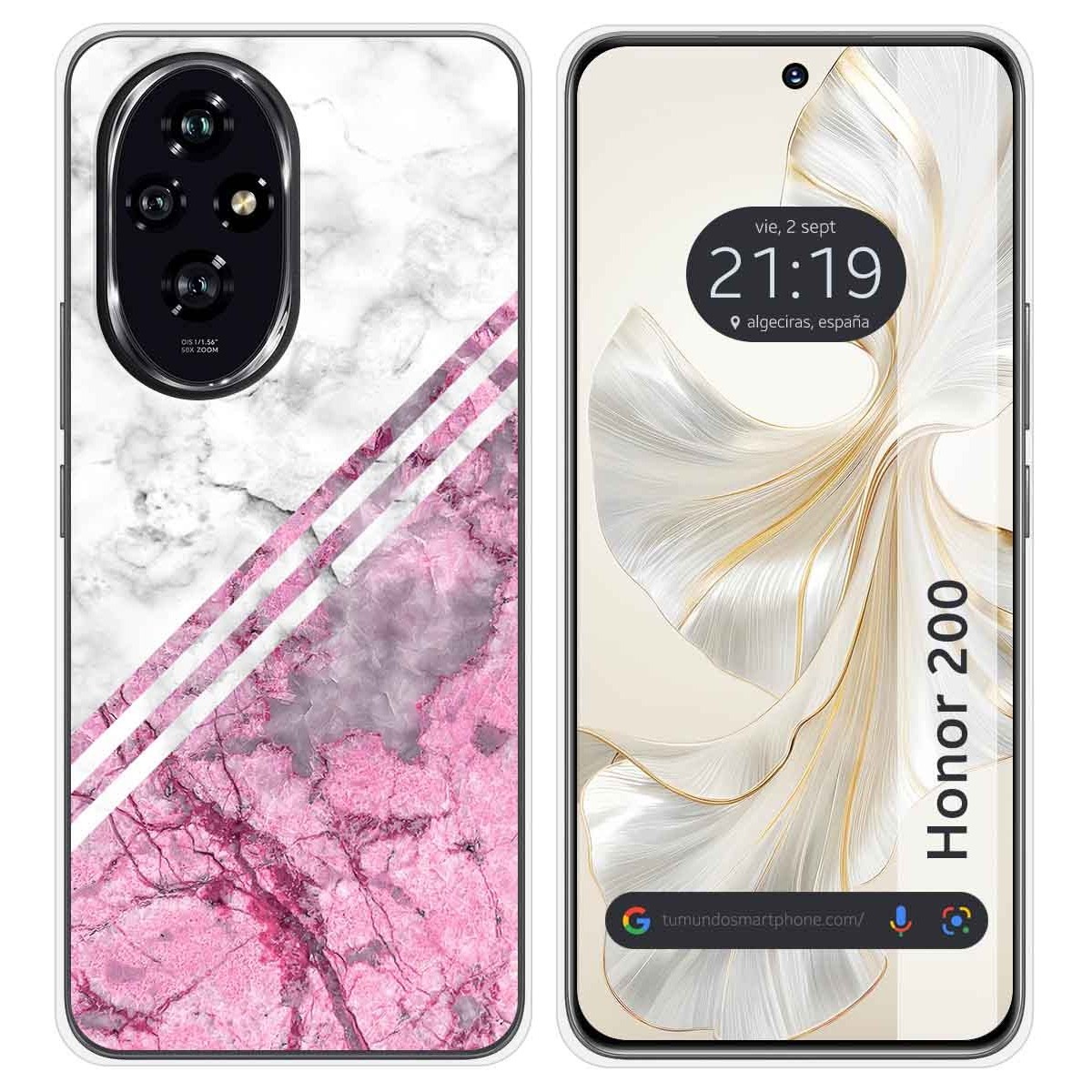 Funda Silicona para Huawei Honor 200 5G diseño Mármol 03 Dibujos