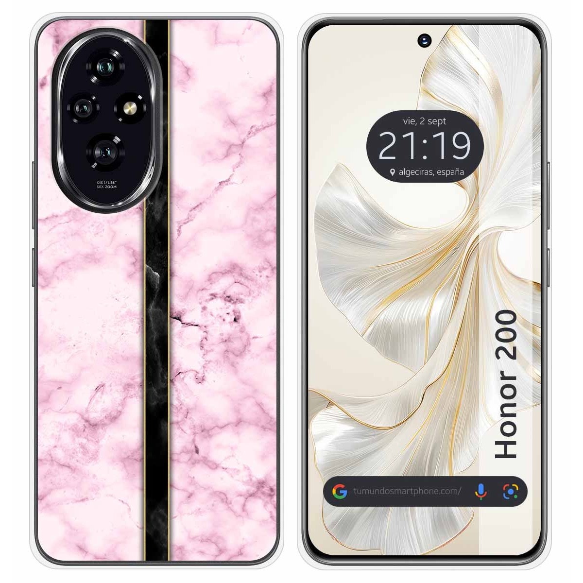 Funda Silicona para Huawei Honor 200 5G diseño Mármol 04 Dibujos