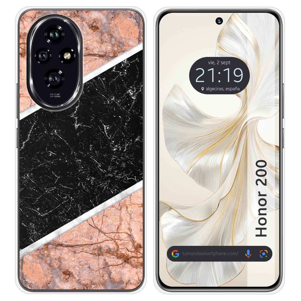 Funda Silicona para Huawei Honor 200 5G diseño Mármol 07 Dibujos