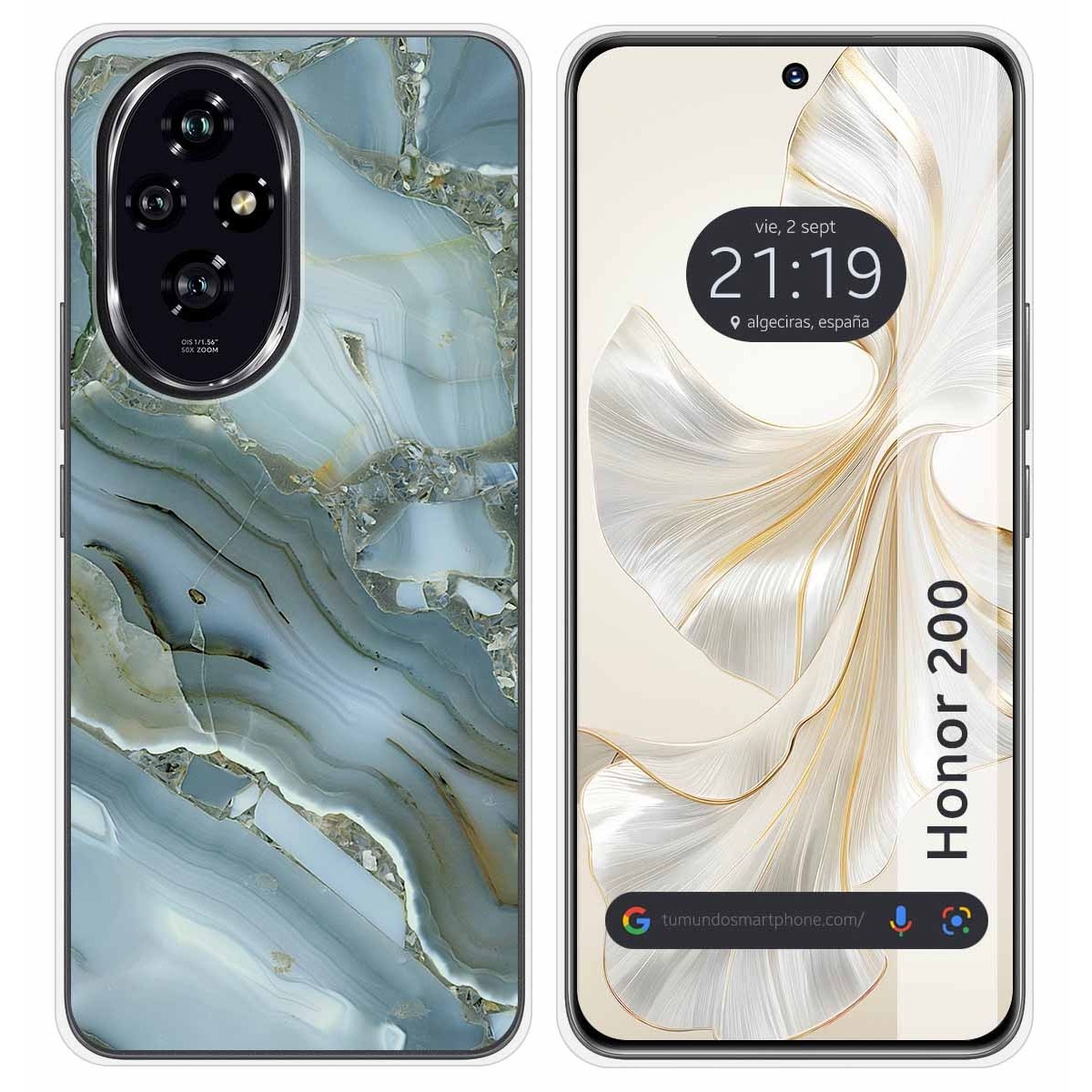 Funda Silicona para Huawei Honor 200 5G diseño Mármol 09 Dibujos