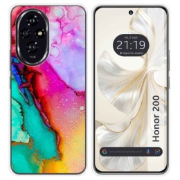 Funda Silicona para Huawei Honor 200 5G diseño Mármol 15 Dibujos