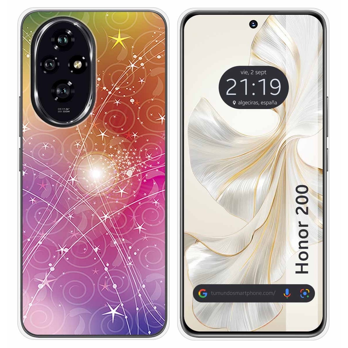 Funda Silicona para Huawei Honor 200 5G diseño Abstracto Dibujos