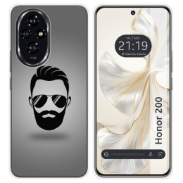 Funda Silicona para Huawei Honor 200 5G diseño Barba Dibujos