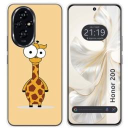 Funda Silicona para Huawei Honor 200 5G diseño Jirafa Dibujos