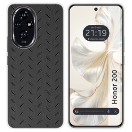 Funda Silicona para Huawei Honor 200 5G diseño Metal Dibujos