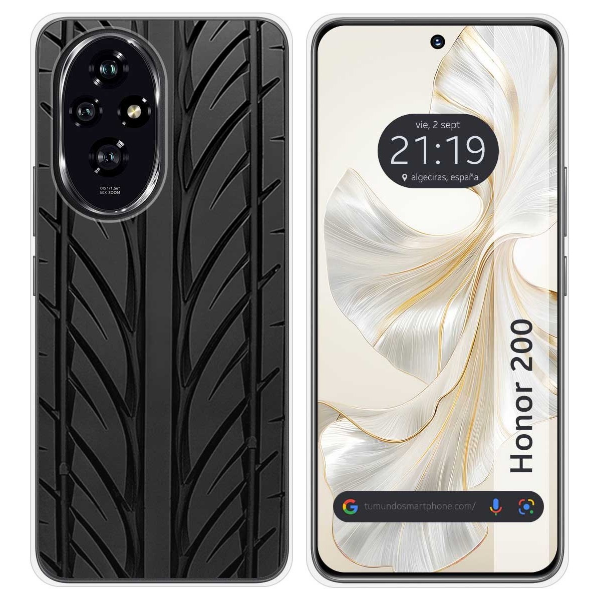 Funda Silicona para Huawei Honor 200 5G diseño Neumatico Dibujos