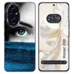 Funda Silicona para Huawei Honor 200 5G diseño Ojo Dibujos