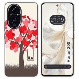 Funda Silicona para Huawei Honor 200 5G diseño Pajaritos Dibujos