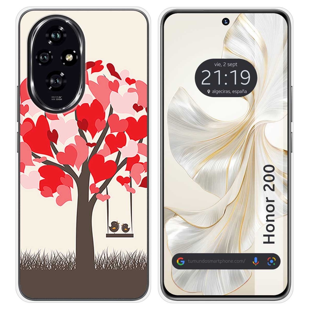 Funda Silicona para Huawei Honor 200 5G diseño Pajaritos Dibujos