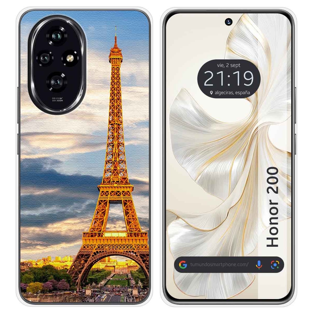 Funda Silicona para Huawei Honor 200 5G diseño Paris Dibujos