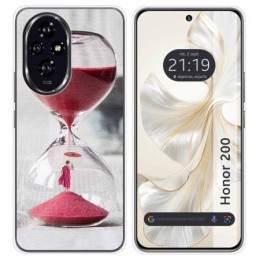 Funda Silicona para Huawei Honor 200 5G diseño Reloj Dibujos