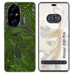 Funda Silicona Transparente para Huawei Honor 200 Pro 5G diseño Jungla Dibujos